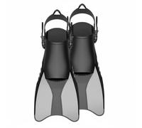UnifearPro da Nuoto Subacquee Regolabili da Snorkeling da Immersione in Materiali Durevoli PP Tasca Piede Morbida E Drenaggio Efficace Adatte per Uomini E Donne, Grigio, XS 26-37
