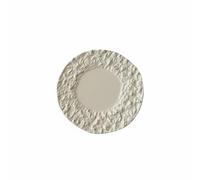 UnifearPro Dollhouse Plate Piatto per Bambole Diorama Miniatura da Collezione in Lega con Texture Rocciosa Realistica Adatto Lavori, Beige, 37-4mm