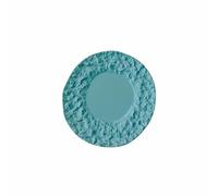 UnifearPro Dollhouse Plate Piatto per Bambole Diorama Miniatura da Collezione in Lega con Texture Rocciosa Realistica Adatto Lavori, Blu, 50-5mm