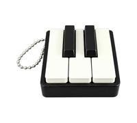 UnifearPro Giocattolo Sensoriale Portachiavi con Design E Sferica Tastiera Musicale in Ridotta Giocattolo Tattile per Fidgeting E novità Divertente Adatto per, Nero
