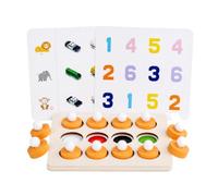 UnifearPro Gioco di Memoria in Legno per Bambini Piccoli senza Schermo Giocattolo Sicuro per Attività Prescolari, Interazione Genitore-Figlio