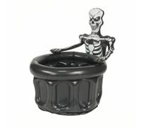 UnifearPro Halloween Party Vasca Ghiaccio Portabibite Gonfiabile Secchiello Frigo PVC Leggero Trasportabile con Design Spettrale per Bevande E