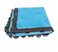 UnifearPro Rete per Trampolino Bambini Rete di Protezione per Salto Recinzione Resistente in PP con Anelli Triangolari Metallici per Uso Quotidiano Adatta a, Azzurro, 1.8 1.8m