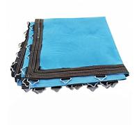 UnifearPro Rete per Trampolino Bambini Rete di Protezione per Salto Recinzione Resistente in PP con Anelli Triangolari Metallici per Uso Quotidiano Adatta a, Azzurro, 1.66 1.66m