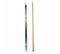 UnifearPro Stecca da Biliardo Stecca Biliardo Canna Pool Asta Gioco in Legno con Giunzione a Due Pezzi Puntale 12.5mm in Cuoio Presa Antiscivolo Motivo Scaglie, Verde