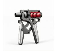 UnifearPro Strength Regolabile Impugnatura Esercitatore Presa Mano Allenatore Dita Rinforzatore Avambracci Resistenza 5kg-165kg, Nero Scintillante, Platino Morbido, 5-120KG Regolabile