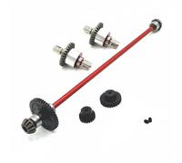 UnifearPro Vehicle Gearbox Unità Trasmissione Rc Auto Ingranaggi Differenziale Albero Centrale Pignoni Metallo Robusto Migliora Controllo Adatto a Alte Velocità Manutenzione, Rosso