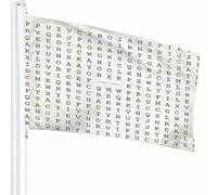 Unified Modeling Language Flag Decor 3x5 Ft Parole chiave evidenziate Lettera Analisi Parola incrociata Poliestere Motivo stampato Decorazioni per esterni per case e giardini