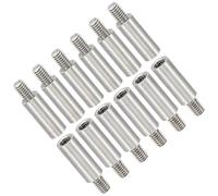 Unifizz 12 distanziatori M4, kit di viti filettate in acciaio inox da 15+6 mm, diametro esterno di 6 mm, per elettronica fai da te, CNC, droni, circuiti stampati, scheda madre