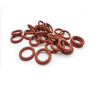 Unifizz Anello O del silicone, diametro esterno 85,3 mm ID 80mm larghezza 2.65mm anello industriale per automobilistico, meccanico, rosso, 30PCS