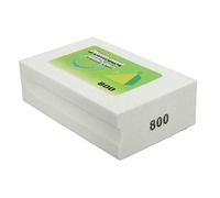 Unifizz Blocco diamantato per levigatura a mano tampone per lucidatura a grana 800 tamponi per lucidatura a mano diamantata, blocco per rettifica a mano, bianco 1 pezzo