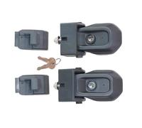 Unifizz Car JL Hood Latch con chiavi, kit di bloccaggio originale di fabbrica per Jeep Wrangler JL e Jeep Gladiator JT 2018-2023, nero
