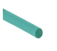 Unifizz Guaina termorestringente 6 mm diametro 10 mm larghezza piatta 2:1 rapporto tubo termorestringente manicotto cavo 3 m - verde