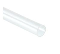 Unifizz Guaina termorestringente, diametro 1 mm, larghezza 2,7 mm, rapporto 2:1, guaina termorestringente, 10 m, trasparente