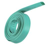 Unifizz Guaina termorestringente, diametro 10 mm, larghezza piatta 17 mm, rapporto 2:1, guaina termorestringente, 3 m, verde