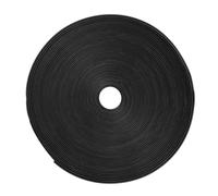 Unifizz Guaina termorestringente, diametro 13 mm, larghezza piatta 21 mm, rapporto 2:1, guaina termorestringente, 10 m, colore nero