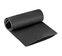 Unifizz Guaina termorestringente, diametro 150 mm, larghezza piatta 240 mm, rapporto 2:1, guaina termorestringente, 1 m, colore nero
