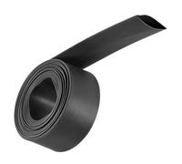 Unifizz Guaina termorestringente, diametro 18 mm, larghezza piatta 30 mm, rapporto 2:1, guaina termorestringente, 3 m, colore nero