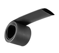 Unifizz Guaina termorestringente, diametro 30 mm, larghezza piatta 50 mm, rapporto 2:1, guaina termorestringente, 1 m, colore nero