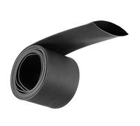 Unifizz Guaina termorestringente, diametro 40 mm, larghezza piatta 66 mm, rapporto 2:1, guaina termorestringente, 2 m, colore nero