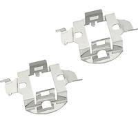 Unifizz Supporto adattatore base lampada tono argento H7 HID Xenon 2 Pz portalampada per VW New Sagitar Magotan