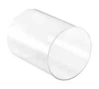 Unifizz Tubo rotondo rigido in plastica trasparente, diametro interno 76 mm, diametro esterno 80 mm, diametro esterno 100 mm, per illuminazione, modelli, idraulici, artigianato
