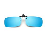 Unifizz UV400 Occhiali da sole polarizzati Clip On Driving Glasses HD Day/Night Vision Shade Lens per la guida pesca