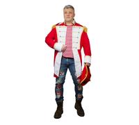 Uniforme Carnevale Soldato Napoleone Giacca Costume di Party Frock Rot Bianco G