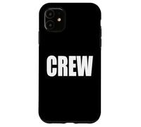 Uniforme CREW - Per il personale dell"evento, Stagehands & Tech Crew Custodia per iPhone 11