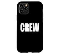 Uniforme CREW - Per il personale dell"evento, Stagehands & Tech Crew Custodia per iPhone 11 Pro