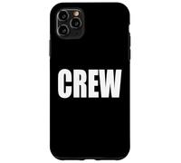 Uniforme CREW - Per il personale dell"evento, Stagehands & Tech Crew Custodia per iPhone 11 Pro Max