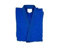 Uniforme Da Judo Uniforme for arti marziali Judo Gi realizzata professionalmente con kimono candeggina a trama singola cintura bianca, perfetto for la competizione o l'allenamento(Blue,L-160CM)