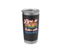 Uniforme da karate Goju Ryu / "La vita è migliore con Goju Ryu!" Bicchiere termico in acciaio inox doppia parete