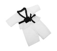 Uniforme da Karate per Bambole con Cintura, Abito in Stoffa | Bambole e Peluche da 10 a 12 Pollici, Gioco Creativo e Storie, Adatto a Collezionisti