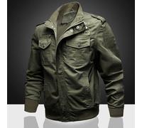 Uniforme militare tedesca da uomo, consul, giacca pilota delle forze speciali, giacca da uomo, giacca tattica per tifosi militari della Seconda Guerra Mondiale Cachi XXL