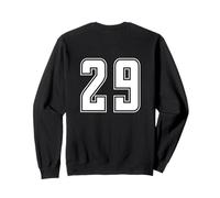 Uniforme numerata Bianco Numero 29 Team Junior Sports Felpa