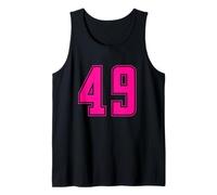 Uniforme numerata Pink Numero 49 Team Junior Sports Canotta