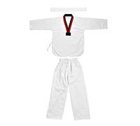 Uniforme per Bambini di Taekwondo in Cotone Pieno Uniforme per Studenti di Karate di Abbigliamento Sportivo(120)