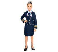 Uniforme per bambini - Polizia Stewardess Pilot vigili del fuoco marinaio | Diversi completi per lavoro per ragazzi e ragazze, travestimento, carnevale e Halloween