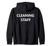 Uniforme per Il Personale di Pulizia Custode delle Pulizie (Solo Stampa su Supporto) Felpa con Cappuccio