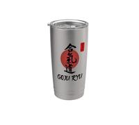 Uniforme per karate Goju/Ryu Goju Ryu Uniform Calligrafia Kanji Bicchiere termico in acciaio inox doppia parete