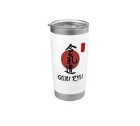 Uniforme per karate Goju/Ryu Goju Ryu Uniform Calligrafia Kanji Bicchiere termico in acciaio inox doppia parete