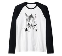 Uniforme Tai Chi / Tai Chi Outfit / Tai Chi Chuan Calligrafia Maglia con Maniche Raglan