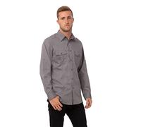 Uniforme Works b212-xl maschio Pilot Shirt, grigio