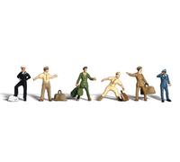 Uniformed Travelers HO Scale Woodland Scenics