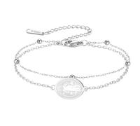 UNIFT Bracciale a doppia faccia di San Benedetto per donne e uomini, in acciaio inossidabile, amuleto di protezione cattolica, regalo per la fede, one size, Acciaio inossidabile, Non pietra preziosa