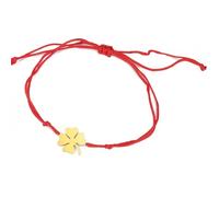 unift Bracciale Quadrifoglio per Donne Bracciali Regolabili in Acciaio Inox con Trifoglio Fortunato Gioielli Irlandesi Regali per il Giorno di San Patrizio (Oro)