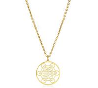 unift Collana Con Ciondolo Forma di Cubo Metatron per Gli Uomini le Donne Acciaio Inossidabile Stile Geometrico Con Sigilli Dell'Arcangelo Collana Talismano Guarigione Spirituale Gioielli