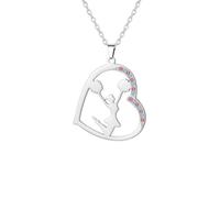 UNIFT Collana da cheerleader da donna, in acciaio inossidabile, semplice, elegante, accessorio per lo sport, gioielli regalo per gli amanti delle cheerleader, Adjustable, Acciaio inossidabile, Nessuna
