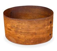 UNIGARDIA Bordura da Giardino per Alberi in Acciaio Corten Ø 40 cm, Altezza 20 cm - Bordura per Aiuola in Metallo Circolare - Installazione Facile, Accessori e 1 Paio di Guanti Inclusi